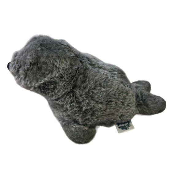 Mary Meyer Gray Plush Raccoon Hand Puppet & Seal Pup Soft Toy Set - Picture 2 of 3